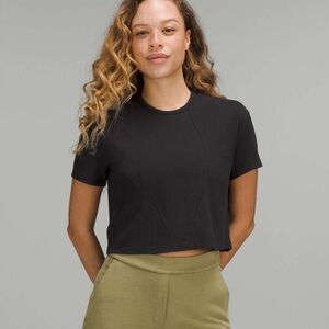 Lululemon Ribbed Modal-Cotton T-Shirt